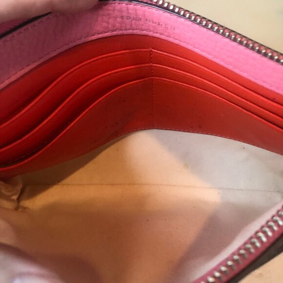 Tory Burch Color Block Leather Crosssbody Bag with Tassel - Picture 7 of 13